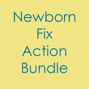 Image of Newborn Fix Action Bundle  - Photoshop Action ( CS & Higher )