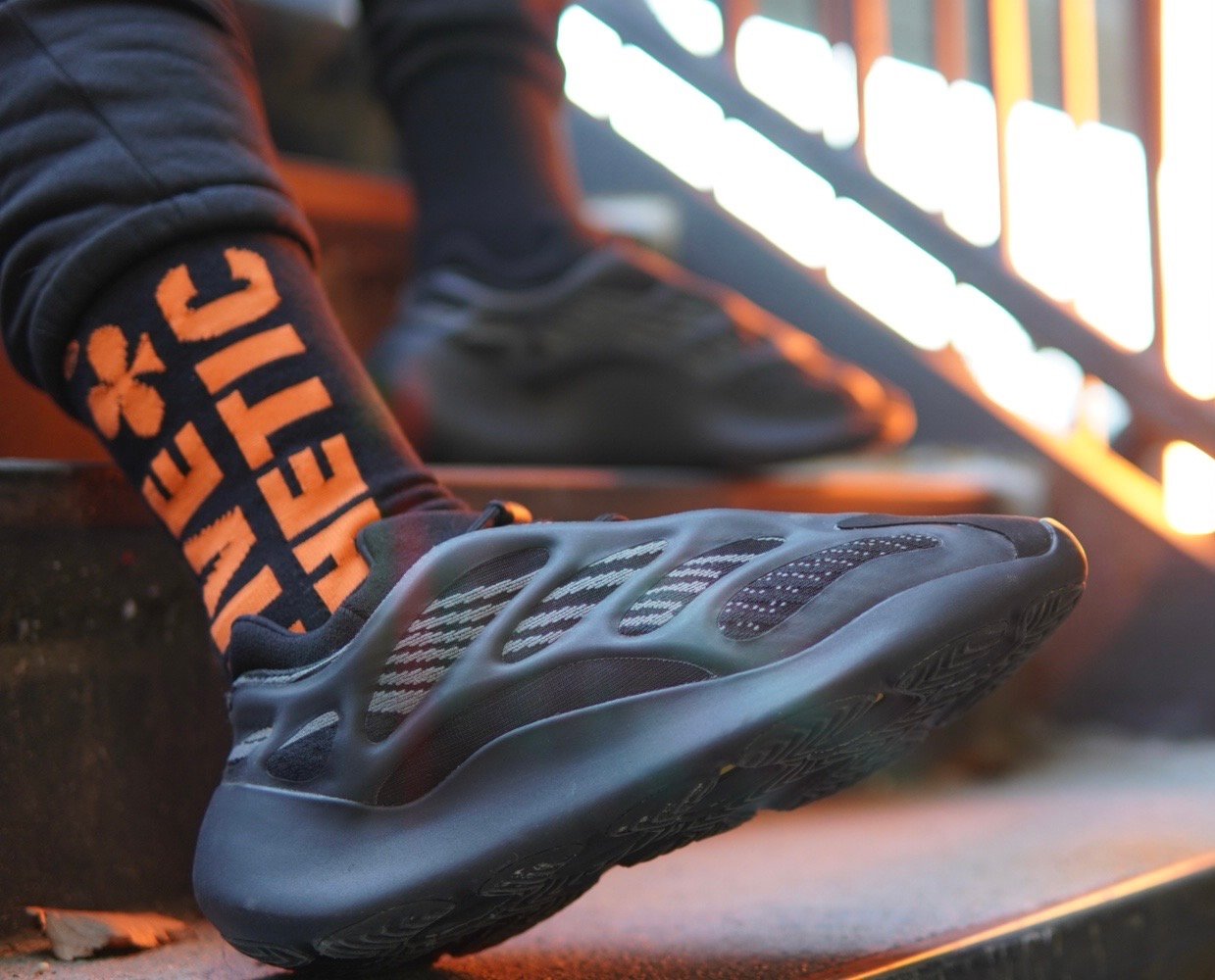 Image of C.A.E. Logo Socks Orange*