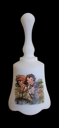 Image 1 of Fenton Campbell's Milk Glass Bell