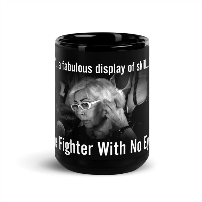Fighter With No Eyes-Fabulous-Black Glossy Mug