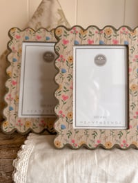 Image 1 of Floral Scallop Frames ( 2 sizes )