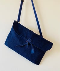 Image 3 of Indigo envelope bag