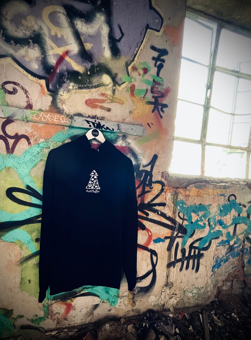 Image of Black Kaye Leopard Lighthouse Hoody