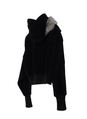 Image of EQUALNEAR - Phantom Zip Hoodie (Black)