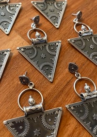 Image 2 of Gurkha Silver Earrings 