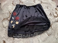 Image 3 of black slip skort