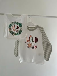 Image 3 of Wild One Sage Striped Pyjamas