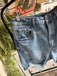 Image 2 of Fashion Nova denim stretch distressed jeans 