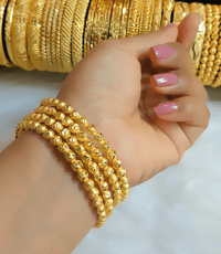 Image 3 of 4 Pieces Gold Plated Bangles Set_GPB_1213