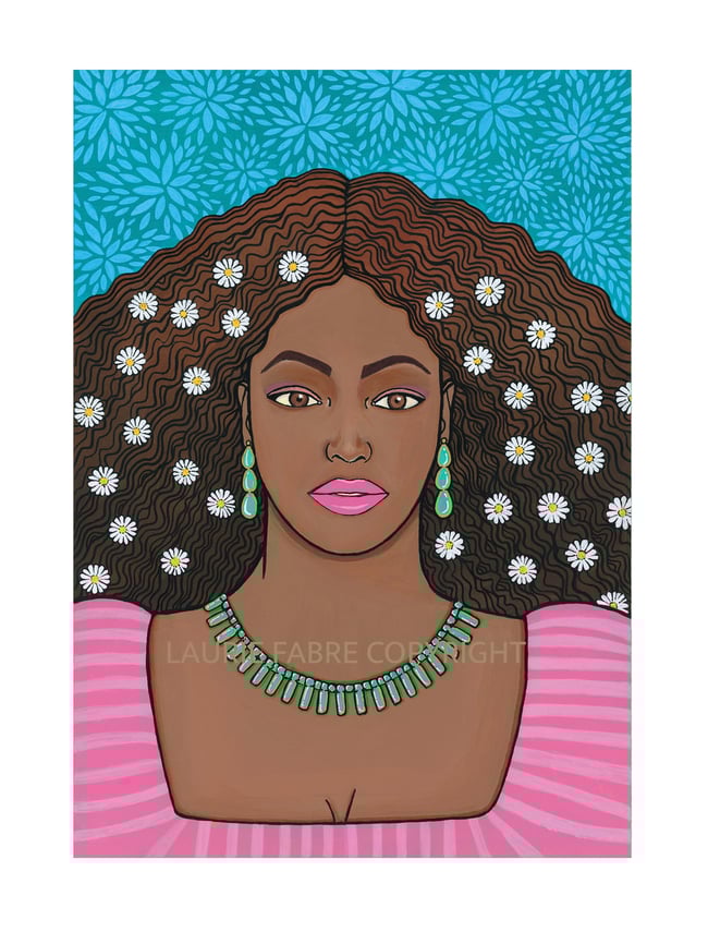 Femme aux paquerettes