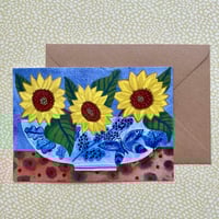 Image 3 of Four Flower Bowl Cards