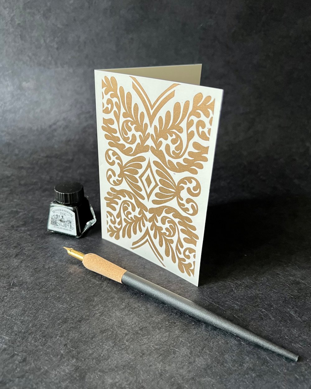 Greeting Card folded, eggshell 2