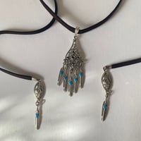 Image 4 of FEATHER CHOKER  