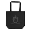 PENDEVILLE CANDLE CO. ECO TOTE BAG - BLACK