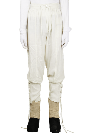 Image of ÆNRMÒUS - Landgraves Stocking Pants (White)