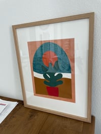 Image 1 of Leather Marquetry Art