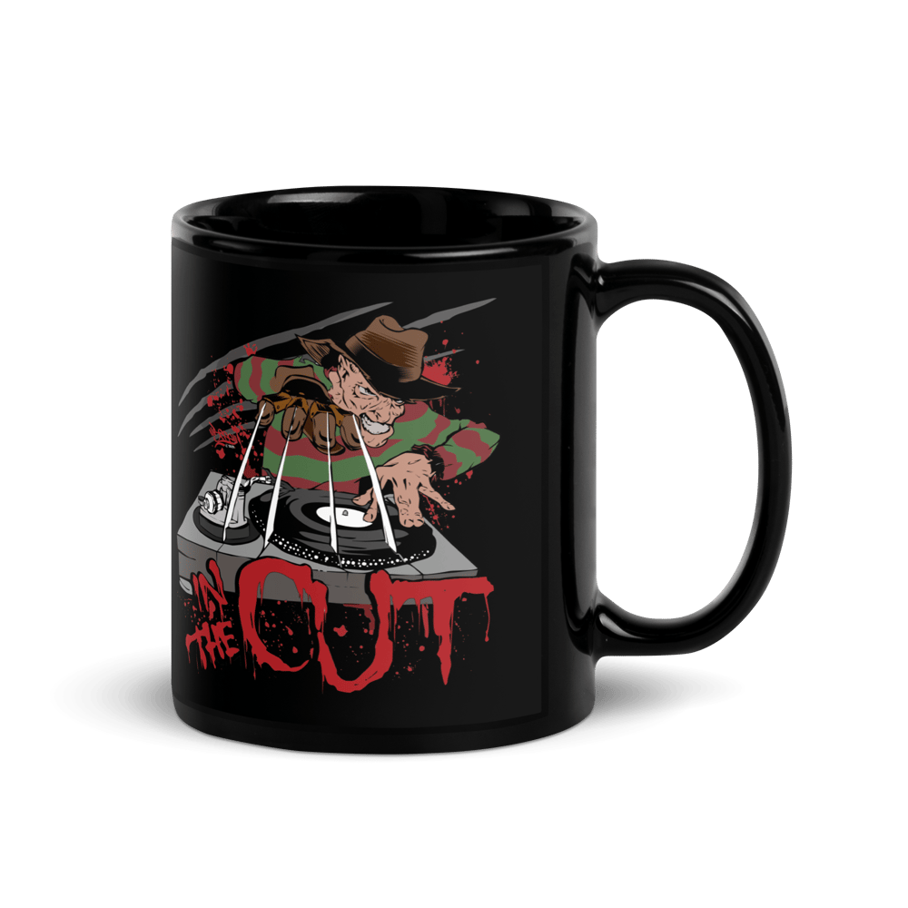 In The Cut - Black Glossy Mug