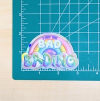 Image 2 of "BADING" Holographic Sticker