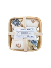 Sea Turtle Burp Cloth Bundle