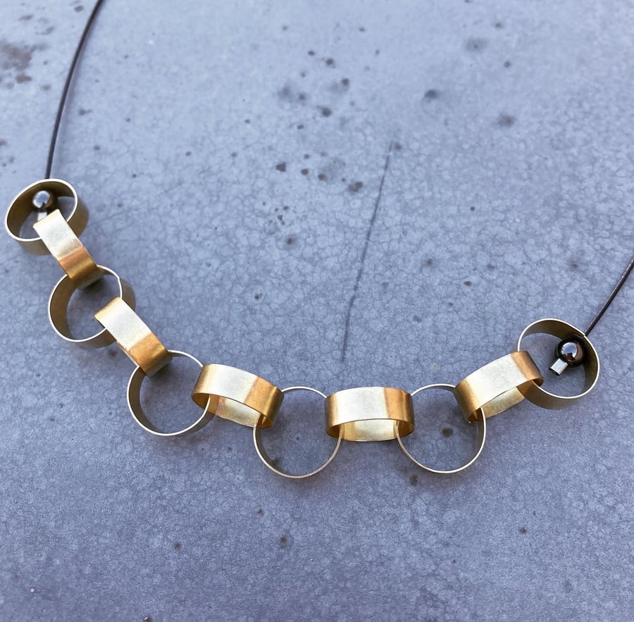 Image of Circle Link Necklace