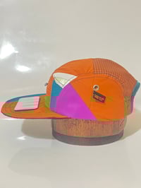 Image 3 of Orange Goretex Teal Purple Reflect Pocket 5-Panel LongBill