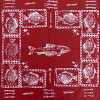 Image 1 of Red Fish Bandana 