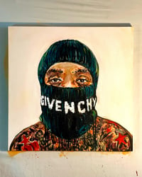 Image 1 of GIVENCHY GUNN - 30x30” OG Painting on Canvas!