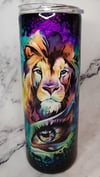 "I See you" Lion Tumbler
