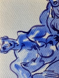 Image 2 of Watercolour ~ Blue Boys XIV