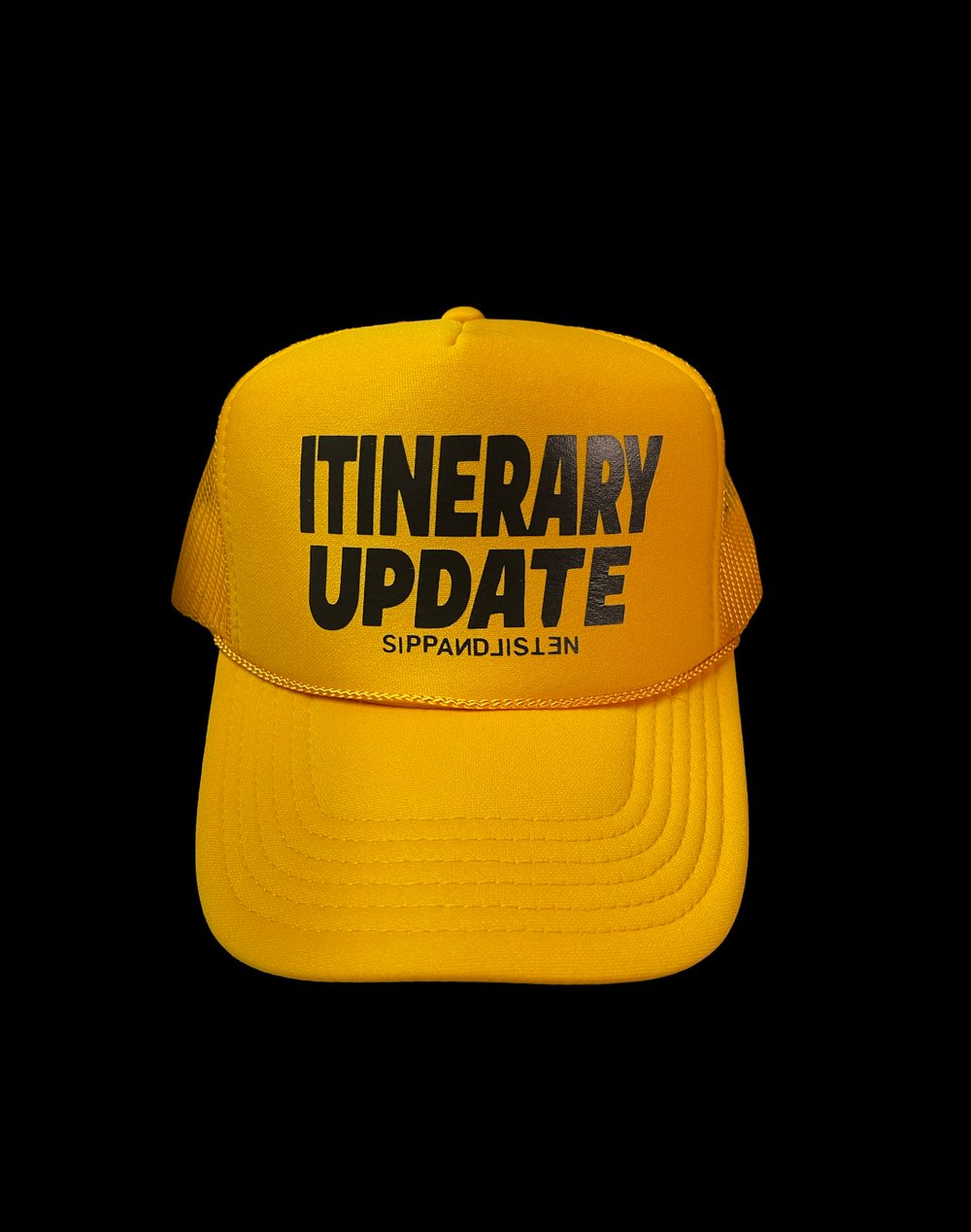 Itinerary Update Trucker Hats
