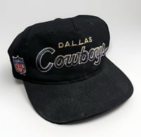 Image 1 of VTG 90s Dallas Cowboys Sports Specialties Script Snapback