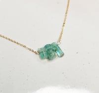 Image 1 of Emerald Crystal Necklace