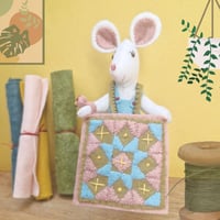 Image 1 of Little Mouse Makes A Quilt Felt Craft Mini Kit