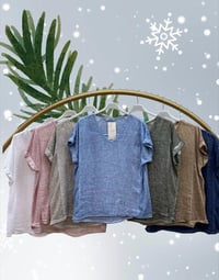 Image 2 of Kara Basic Linen Shirt