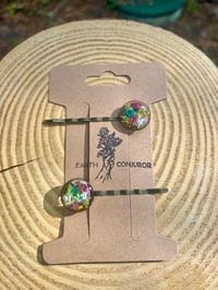 Image 2 of Floral Confetti Hair Pins