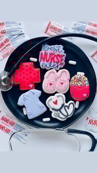 One Dozen Nurse Mini Cookies