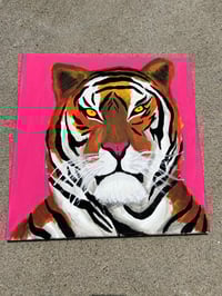 Image 1 of Lion 16x16 canvas