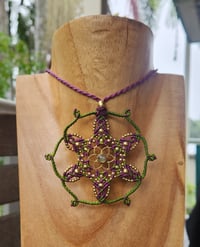 Image 2 of Labradorite Seed of Life  Mandala