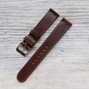 18mm Horween Shell Cordovan Strap - Armagnac