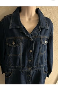 Image 9 of New Sz 16 Mwah Jeans Diva Denim Dress #162*1.15