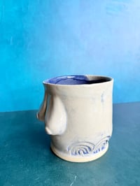 Image 3 of Blue and White Titty Tumbler No. 3