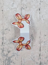 Image 7 of Orange Balloon Dog Magnetic Bookmarks