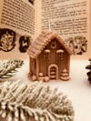 Gingerbread House Soy Wax Pillar Candle 