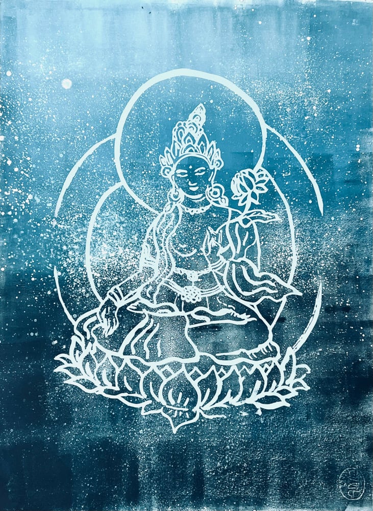Image of Blue Tara Giclee 11x14”
