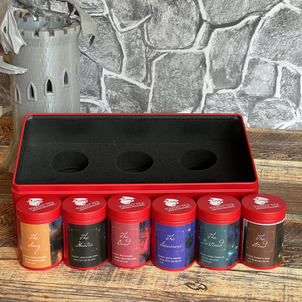Image of The Path Collection || Fantasy Loose Leaf Tea Sampler Tin Selection Set || Dungeon Master Gift
