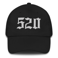 Image 2 of LOWER AZ white font Dad hat