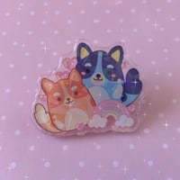 Image 2 of Bluey Squish Acrylic Pin