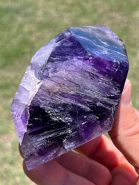 Image 6 of Blue Flash Amethyst Polished Freeform | Zambia #2698