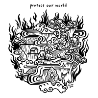 Image 3 of Protect Our World T-Shirt (Off White/White) Pre Order