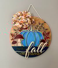 Image 1 of Hello Fall Door Hanger